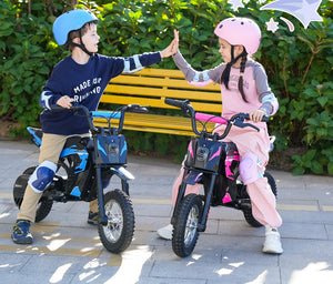 CarKiddo | Elektrische Minicrosser 24V - Roze