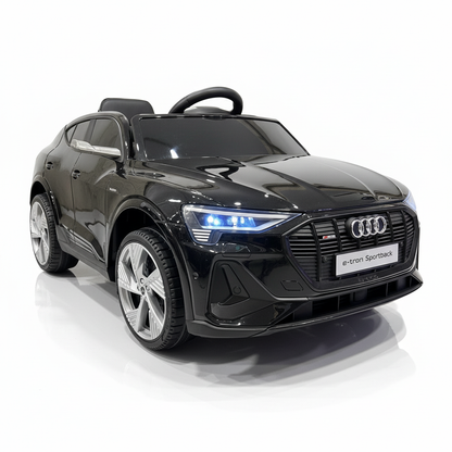 Audi E-Tron Sportback Zwart met MP4-scherm