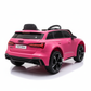 Audi RS6 | Elektrische Kinderauto - Roze