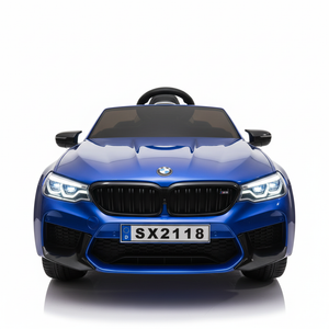 BMW M5 24V | Elektrische Kinderauto - Blauw