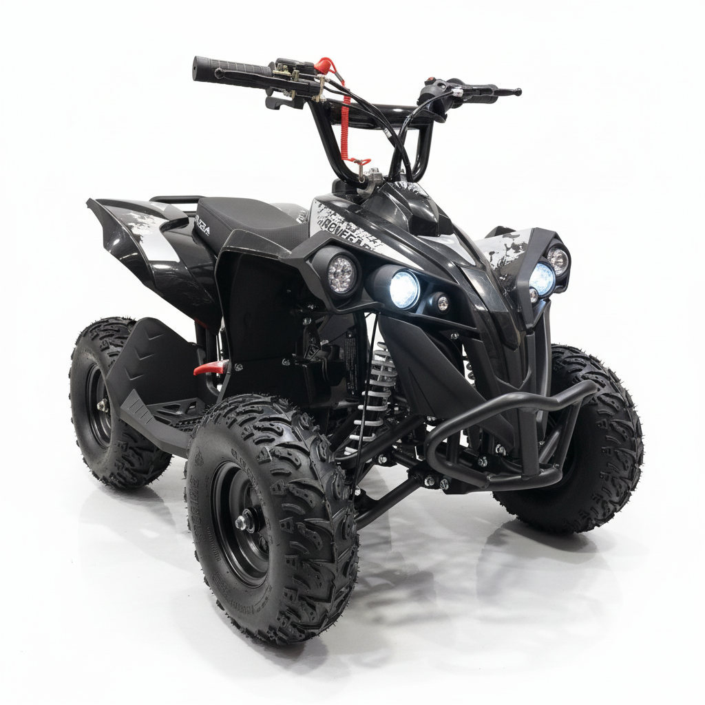 CarKiddo | ATV Kinderquad Infinity 49cc - Zwart