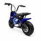 CarKiddo | Elektrische Crossbike Monkey - Blauw | Max. 16 km/p uur
