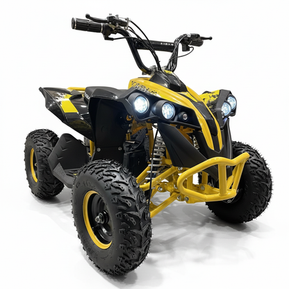 CarKiddo | Elektrische Kinderquad 1000W Geel
