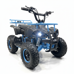 CarKiddo | Elektrische Kinderquad 1000W Infinity - Carbon | Max. 30 km/p uur
