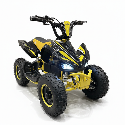 CarKiddo| Elektrische Kinderquad EVO 1000W - Geel | Max. 30 km/p uur