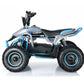 CarKiddo| Elektrische Kinderquad RETRO 1000W - Blauw