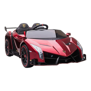 Lamborghini Veneno | 2-Persoons Kinderauto 4x4 - Rood