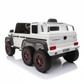 Mercedes G63 AMG 6x6 | Elektrische Kinderauto 1-persoons - Wit