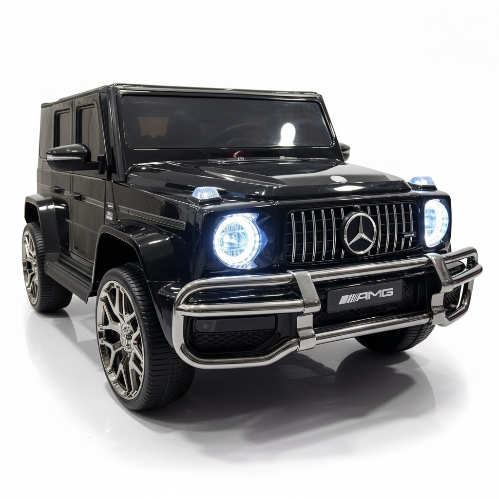 Mercedes G63 AMG 24V | Elektrische Kinderauto 2-Persoons - Zwart