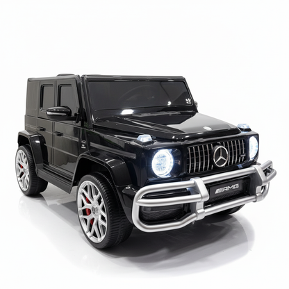 Mercedes G63 AMG | Elektrische Kinderauto 2-Persoons - Zwart Met Afstandsbediening