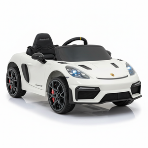 Porsche 718 RS Spyder | Elektrische Kinderauto - Wit