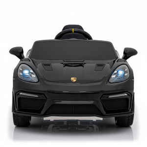 Porsche 718 RS Spyder | Elektrische Kinderauto - Zwart