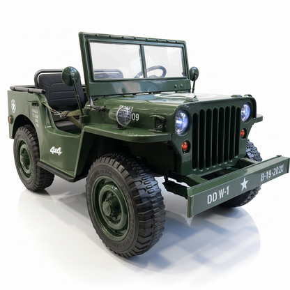 Willys Jeep Matcha | 3-persoons 24V - vierwielaandrijving
