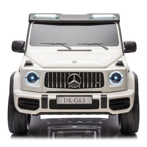 Mercedes G63 AMG 24V -XXL | 2-persoons - Elektrische Kinderauto - Wit