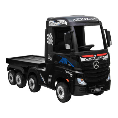 Mercedes Actros + Oplegger | Elektrische Kindervrachtwagen