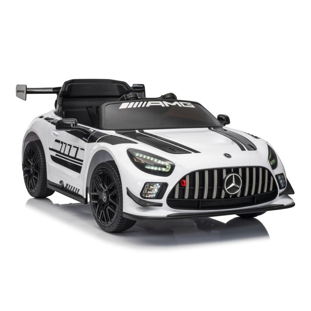 Mercedes GT AMG | Elektrische Kinderauto - Wit