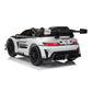 Mercedes GT AMG | Elektrische Kinderauto - Wit