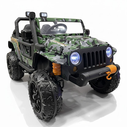 Gladiator Kinderjeep | 1 Kind + 1 Volwassene - Camo