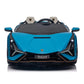 Lamborghini Sian | Kinderauto 2-Persoons 24V  - Blauw