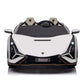 Lamborghini Sian | Kinderauto 2-Persoons 24V  - Wit