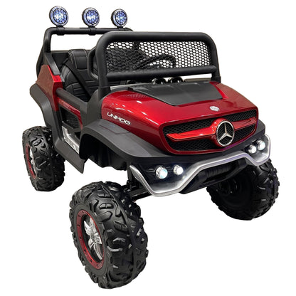 Mercedes Unimog | Kinderbuggy - Rood 1,5 -persoons 4x4