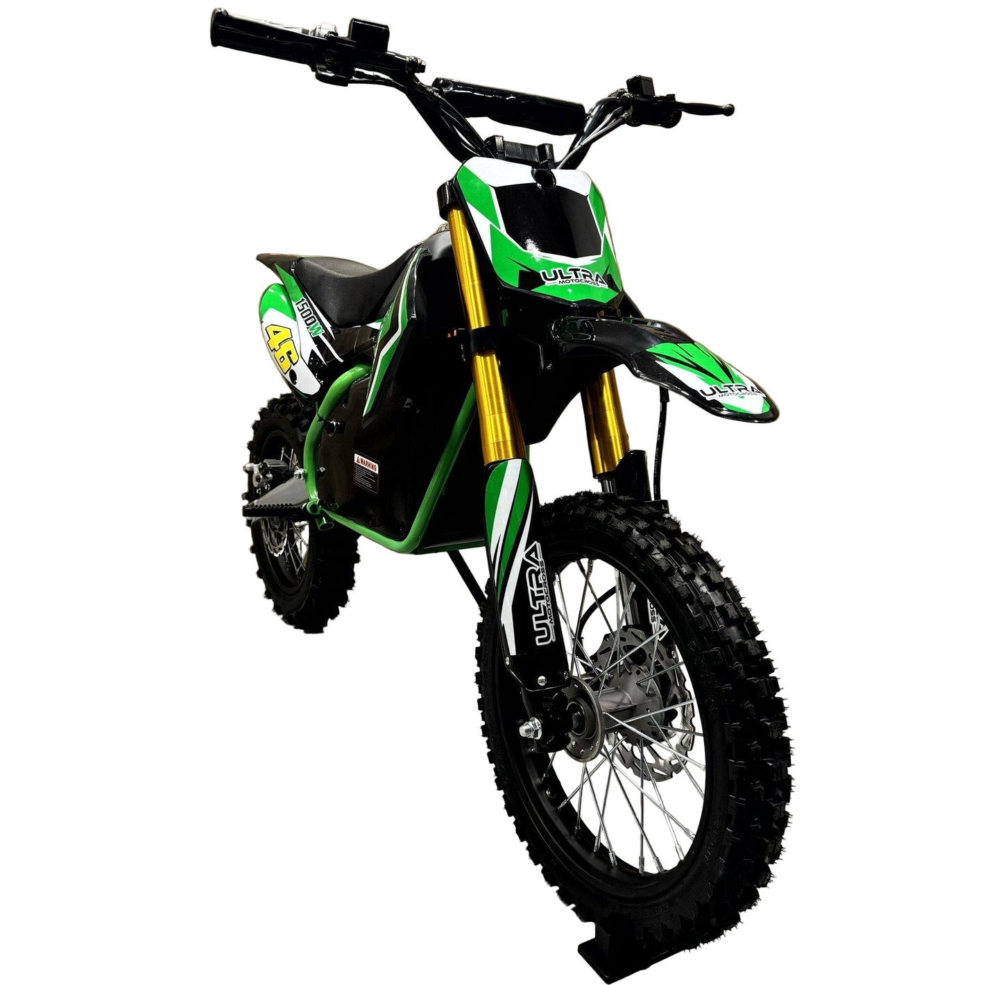 CarKiddo | Elektrische crosser  1500W - Groen