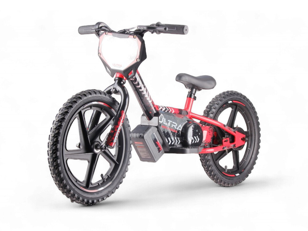 Carkiddo | Elektrische Loopfiets 16 inch - Rood