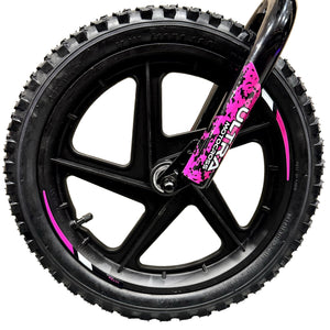 Carkiddo | Elektrische Loopfiets 16 inch - Roze