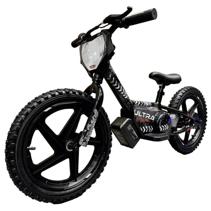 Carkiddo | Elektrische Loopfiets 16 inch - Zwart