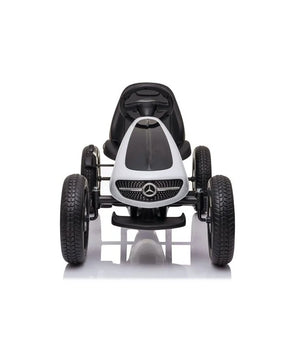 Mercedes Skelter | Go-kart met Rubberen Banden - Wit