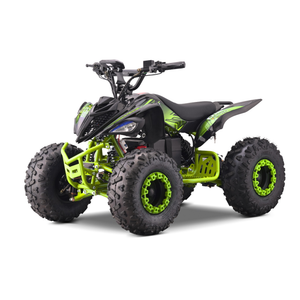 Panthera Leo Elektro-Kinderquad 1200W 48V in Grün, schräg von links vorne