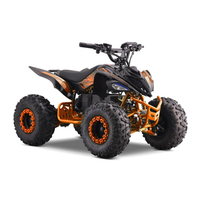 Panthera Leo Elektro-Kinderquad 1200W 48V in Orange, schräg von vorne