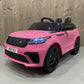 Range Rover Velar SVR | Elektrische Kinderauto - Roze