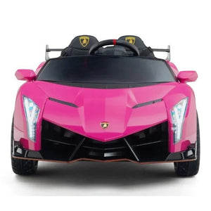 Lamborghini Veneno | 2-Persoons Kinderauto 4x4 - Roze